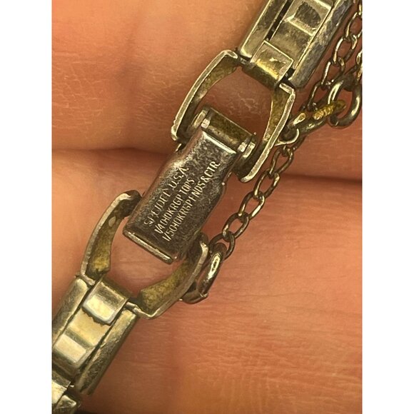 Antique Elgin Watch Art Deco MCM Speidel RGP mesh band 1920's Vintage Gold - Picture 4 of 8